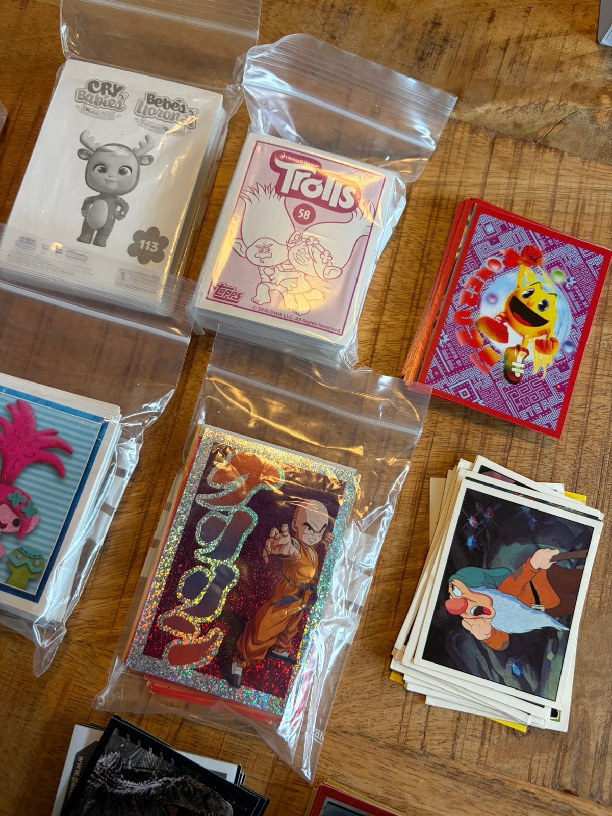 Mario / Trolls / Dragon ball / Harry potter Panini stickers, Ophalen