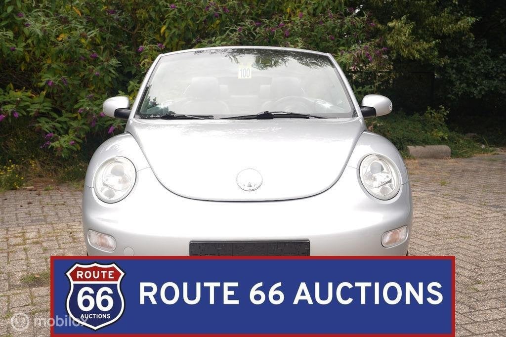 Volkswagen New Beetle Cabriolet | 2003 | Route 66 Auctions, Gebruikt, Beetle (Kever), Overige carrosserieën, Zwart