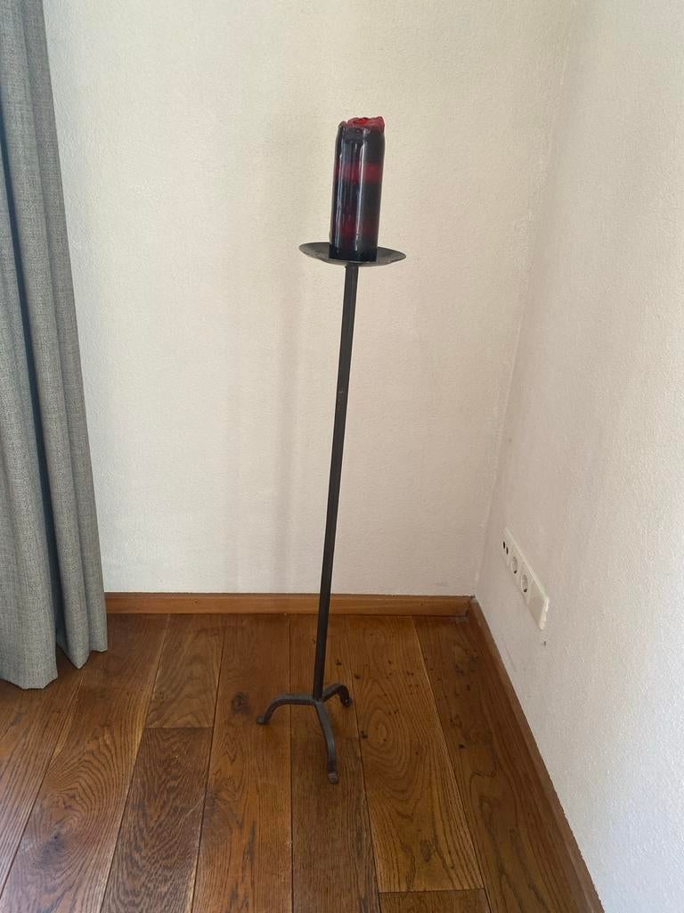 Staande kandelaar, 1 meter hoog, Antiek en Kunst, Ophalen, Overige materialen