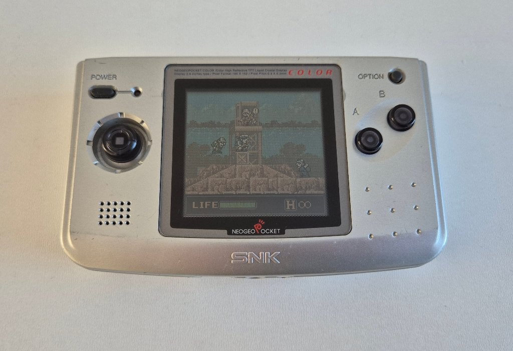 SNK Neo Geo Pocket Color Console Zilver, Ophalen of Verzenden, Overige merken, Gebruikt