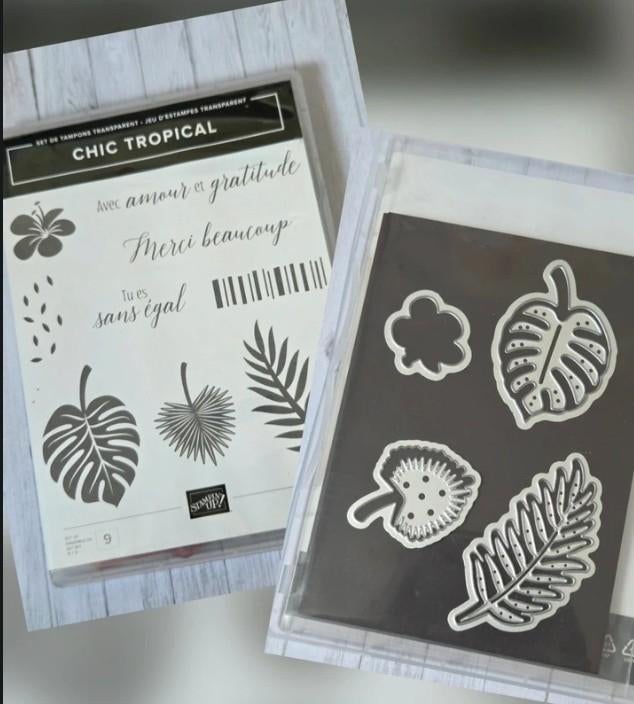 Stampin'Up! Chic Tropical stamp+dies, Ophalen of Verzenden, Nieuw, Overige typen