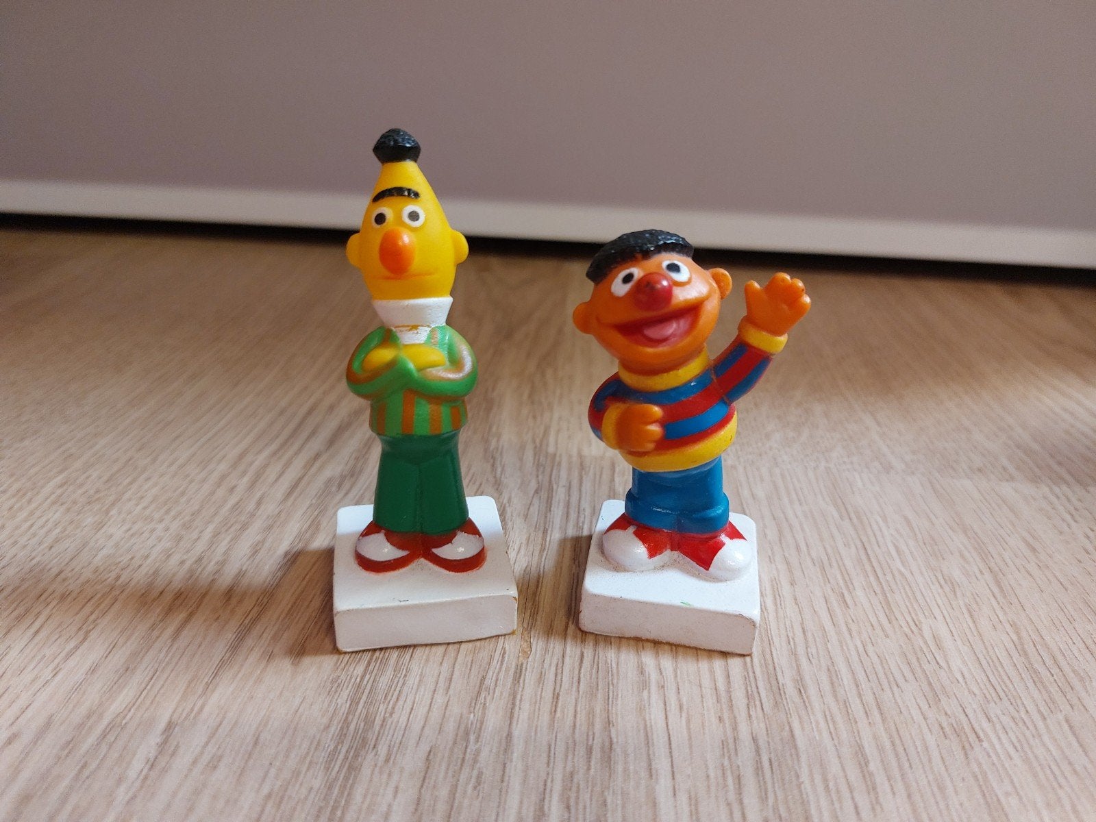Sesamstraat Bert en Ernie poppetjes, Verzamelen, Poppetjes en Figuurtjes, Ophalen of Verzenden