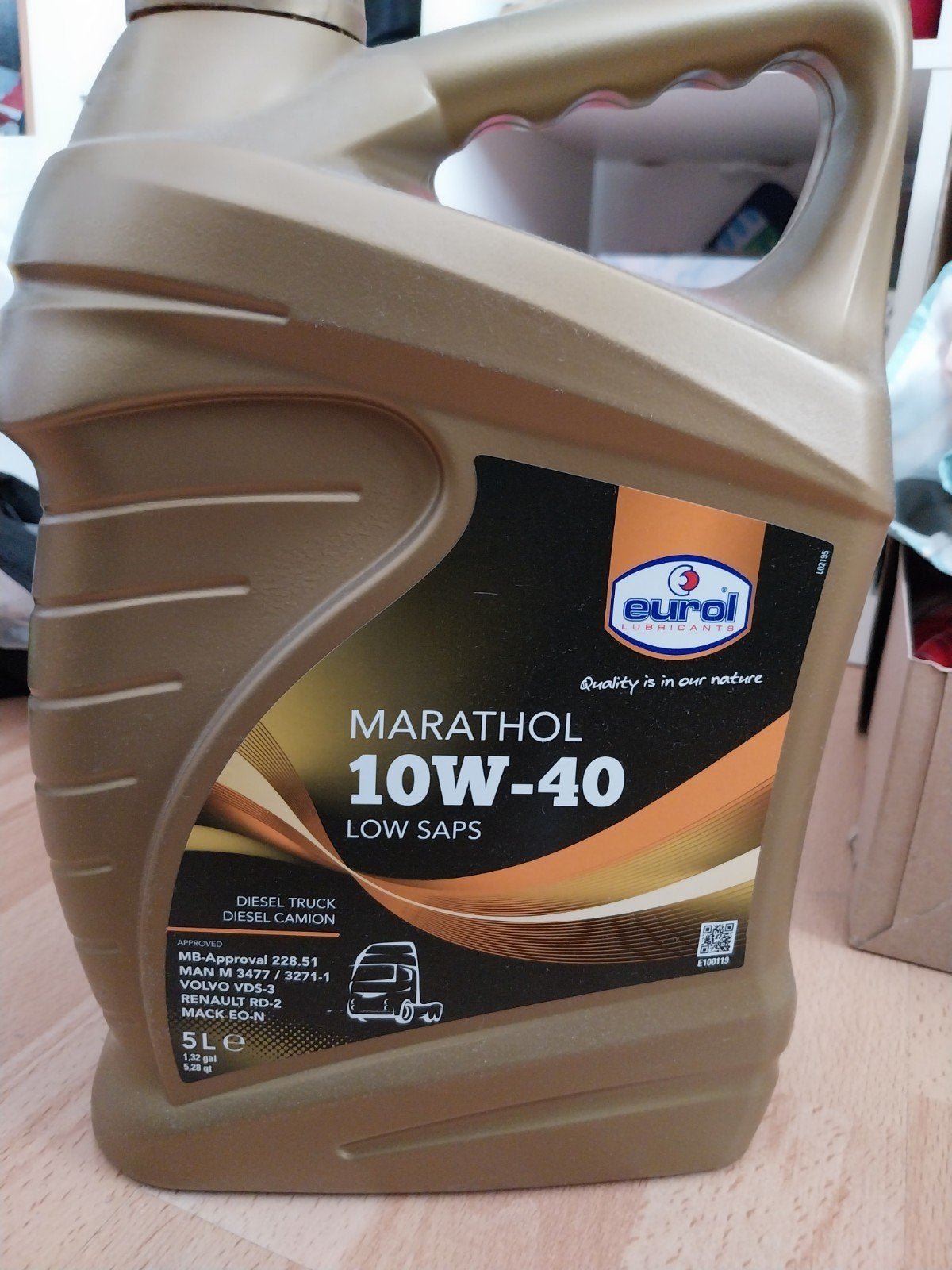 Eurol Marathol 10W-40 Low SAPS Diesel Truck Olie 5L, Ophalen, Nieuw, Mercedes-Benz