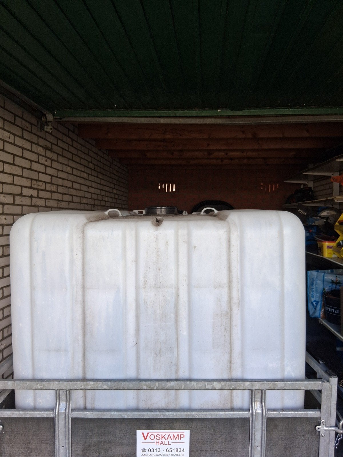 Grote IBC Watertank - 1000 Liter (2 stuks) zonder krat, Tuin en Terras, 150 liter of meer, Ophalen, Gebruikt