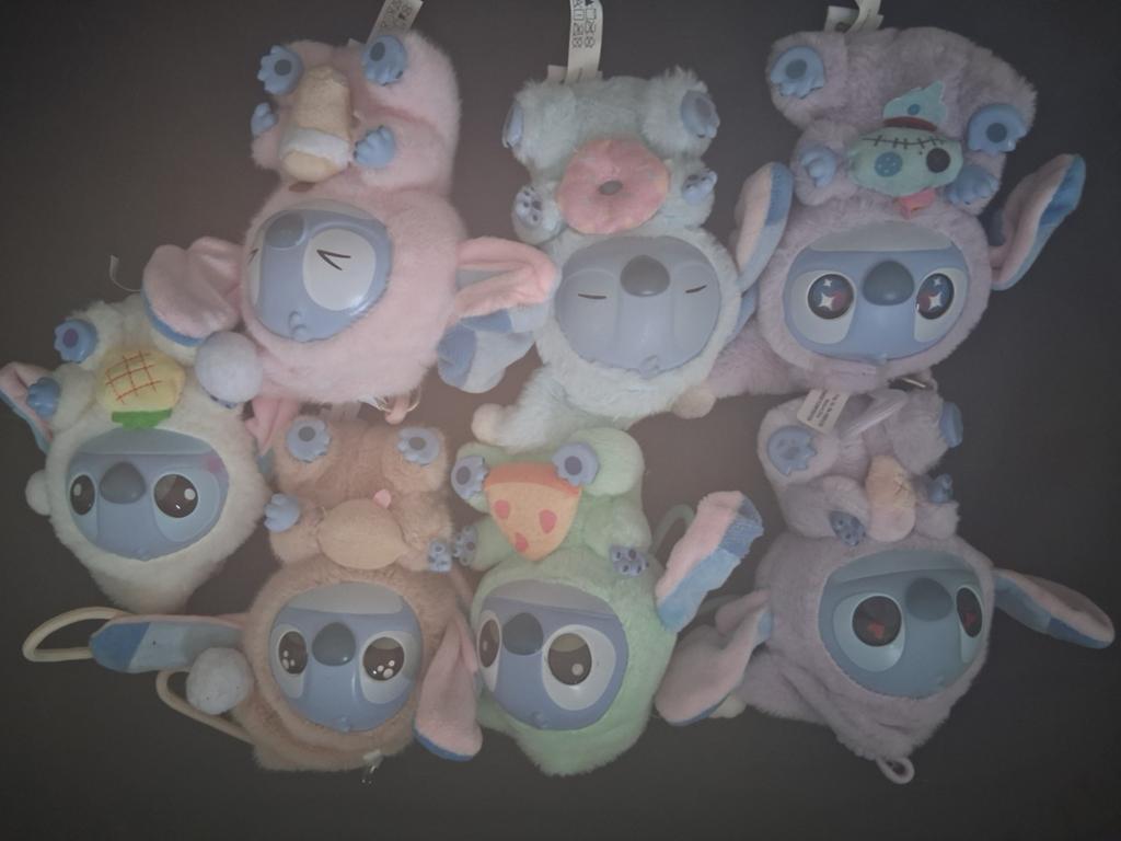 Complete set van 7 Disney Stitch knuffels van Miniso, Ophalen, Overige merken, Disney, Overige typen