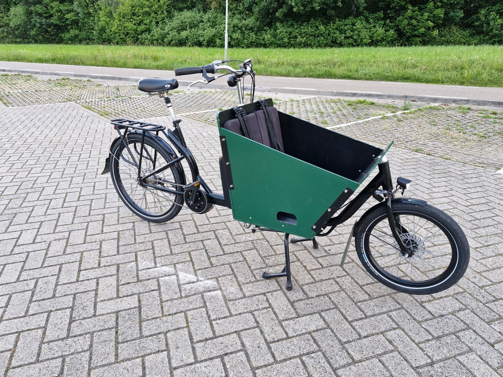 Cangoo Bakfiets (elektrisch), Gebruikt, Elektrisch, 2 kinderen, Trommelrem
