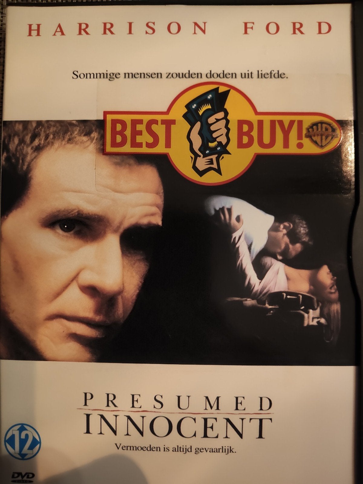 Presumed Innocent Dvd NL ZGAN Harrison Ford Thriller, Cd's en Dvd's, Ophalen of Verzenden, Zo goed als nieuw, Vanaf 12 jaar, Engels