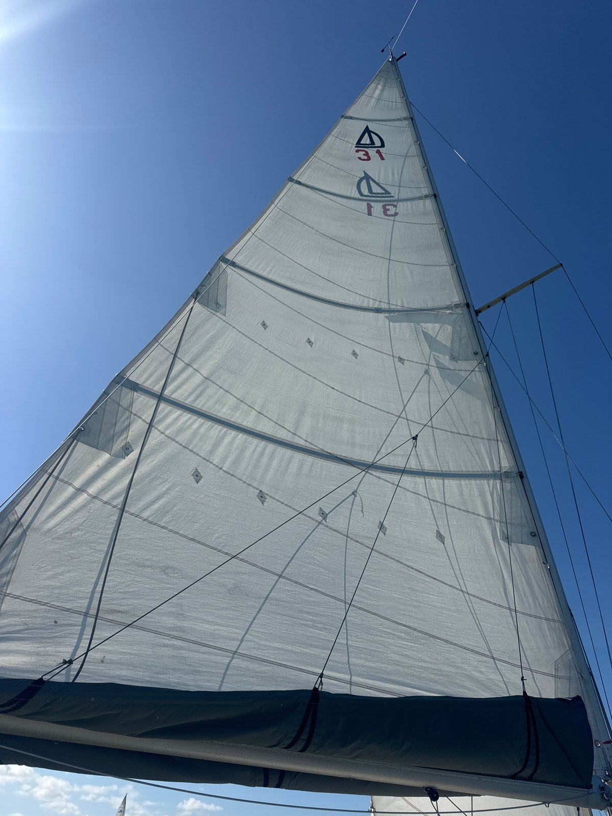 Grootzeil Dehler 31 Duetta 94 - Gebruikt maar Goed, Ophalen, 6 meter of meer, Gebruikt, Grootzeil