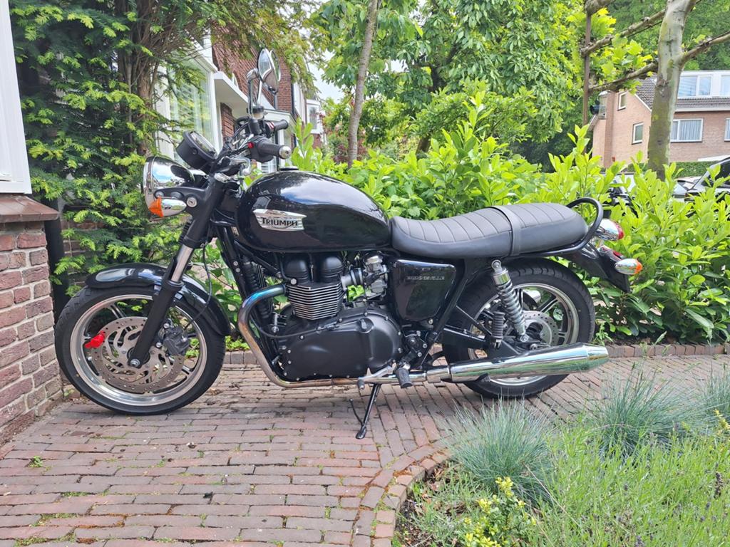 Triumph Bonneville T100 Zwart - 2017, Motoren, Motoren | Triumph, 2 cilinders, Gebruikt, Particulier, Meer dan 35 kW