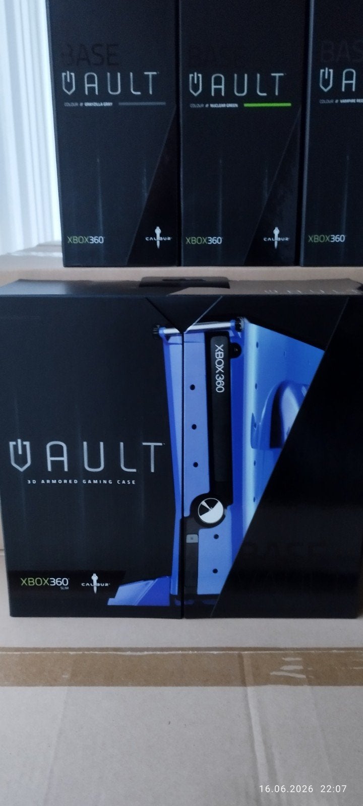 Xbox 360 Vault 3D Armored Gaming Case Urban Blue Nieuw, Ophalen of Verzenden, Nieuw, Overige typen, Xbox 360