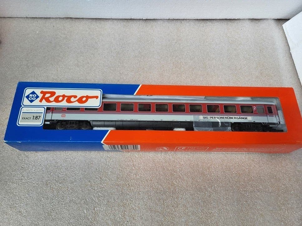Roco 44789 DB 2e klas HO SIG PERSONENUBERGANGE Wagon, Gelijkstroom, Wagon, Ophalen of Verzenden, Zo goed als nieuw