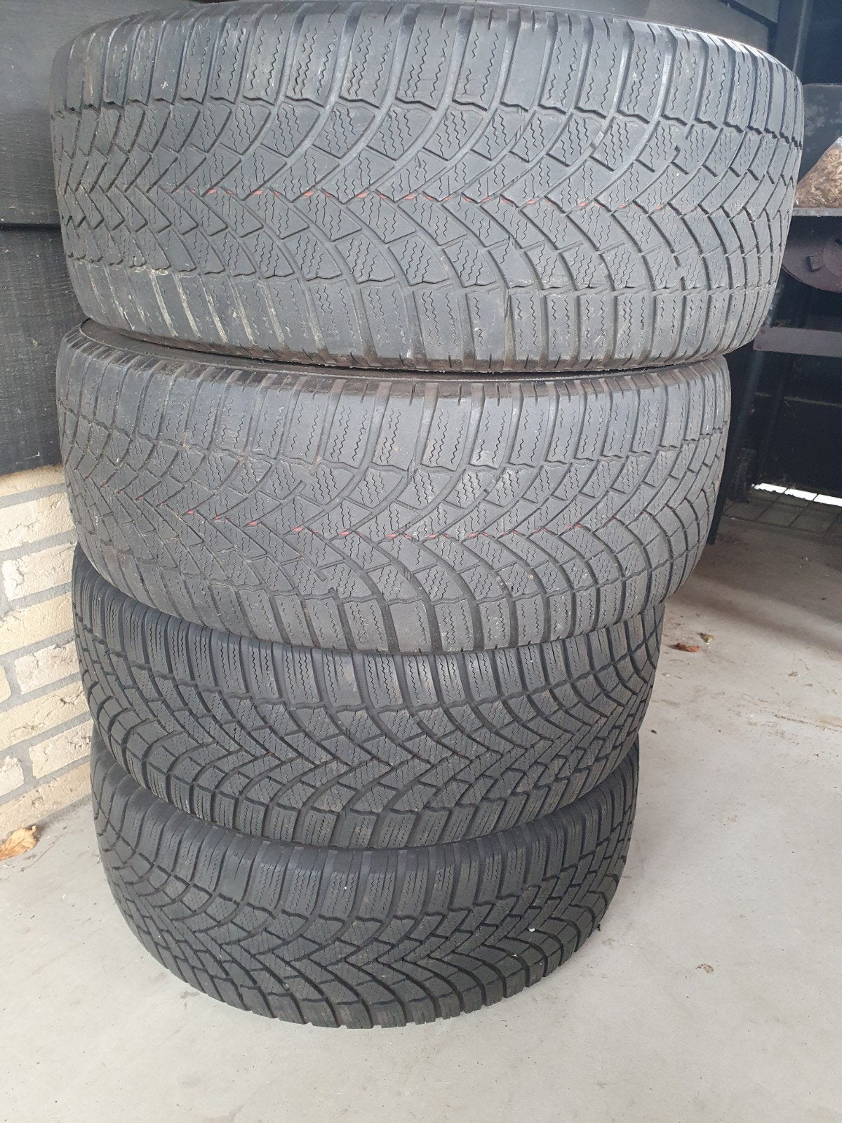 4 winterbanden, Ophalen
