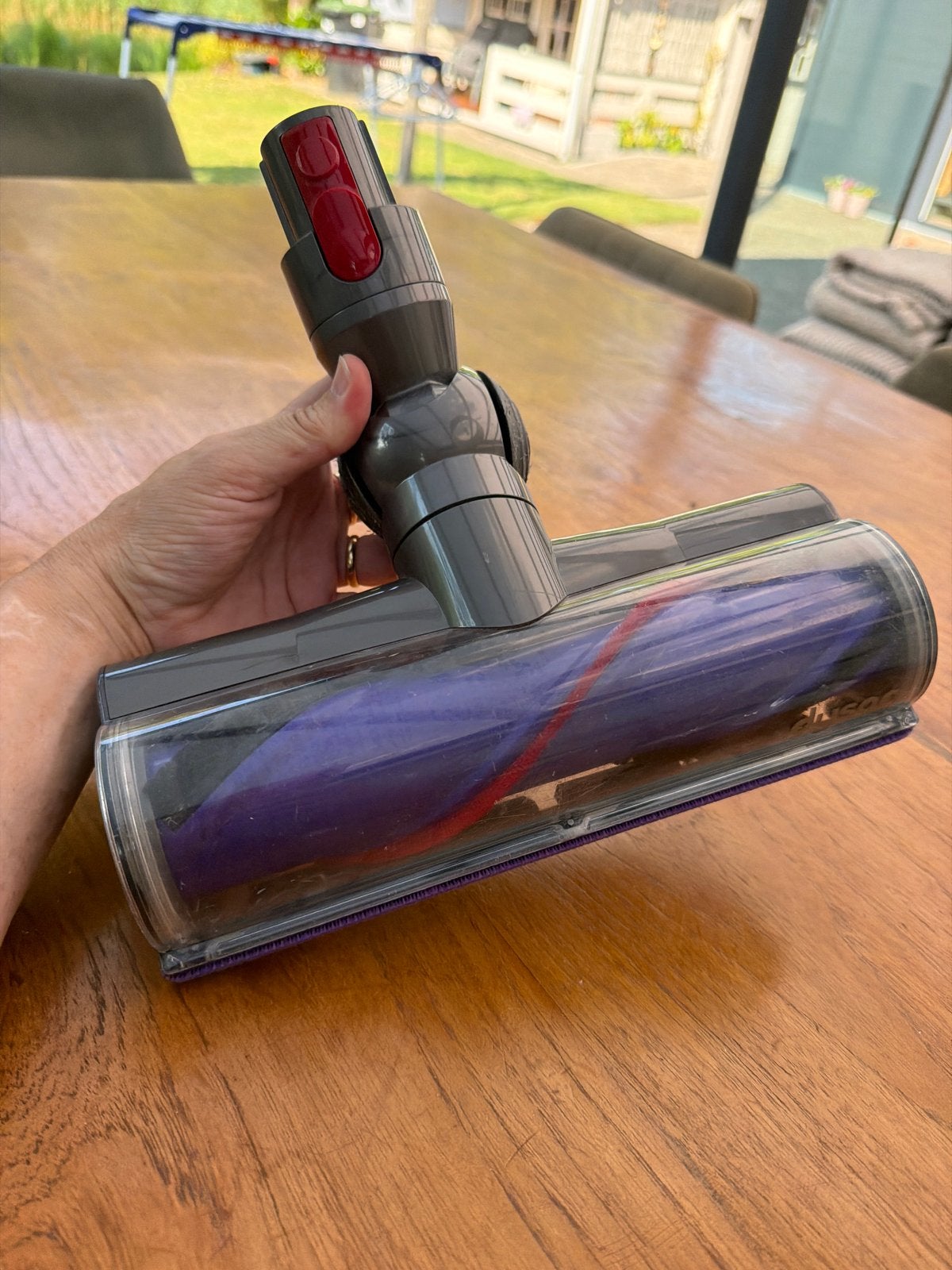 Dyson V10 V11 zachte vloeren stofzuigervoet - Schoongemaakt, Verzenden, Gebruikt