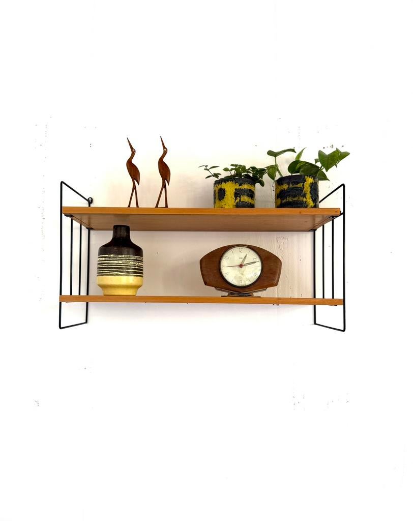Vintage beukenhouten wandplank, WHB Germany ‘60, Huis en Inrichting, Ophalen of Verzenden, Zo goed als nieuw