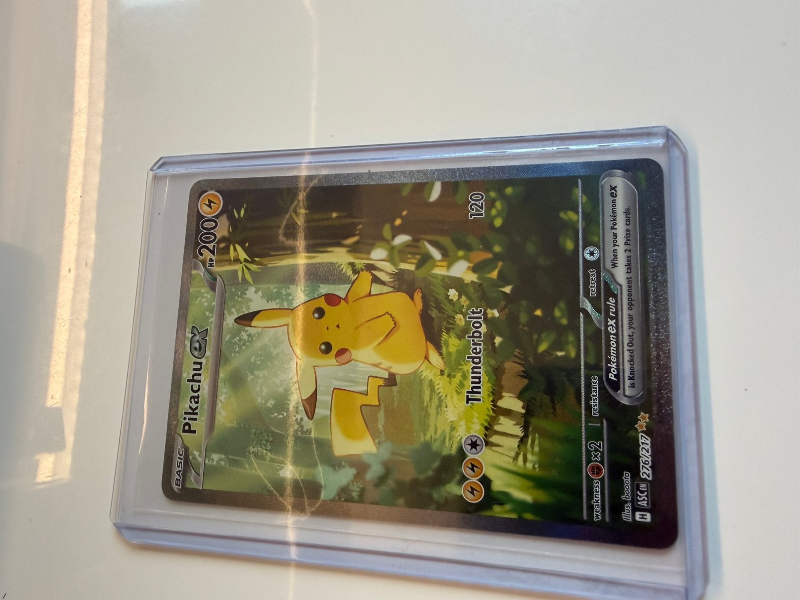 Pikachu ex, Ophalen, Zo goed als nieuw
