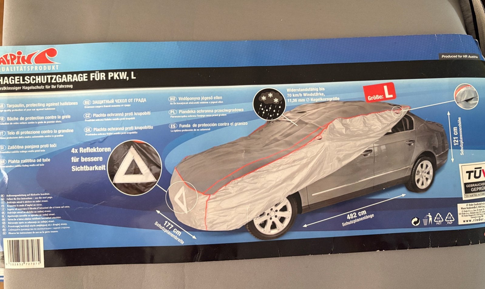 Hagelbeschermhoes voor auto - Maat L, Ophalen, Gebruikt, Universeel