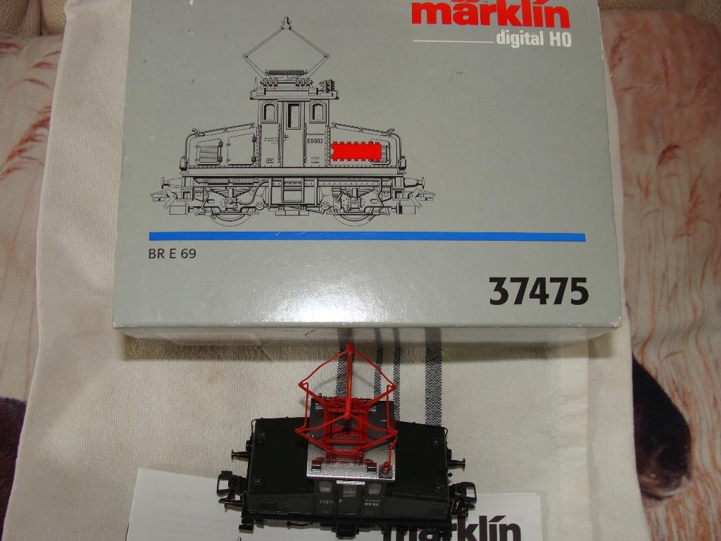 Märklin 37475 Digitale elektrische locomotief BR E69 DB, Wisselstroom, Locomotief, Ophalen of Verzenden, Zo goed als nieuw