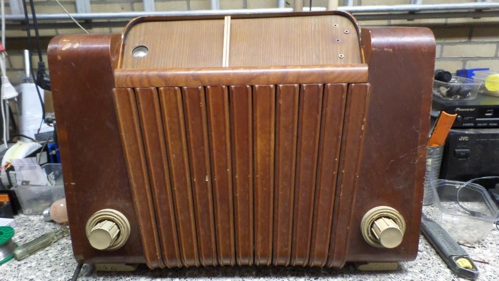 Buizenradio, MONARK, Nornan HV740, vintage 1948-(#8924), Ophalen