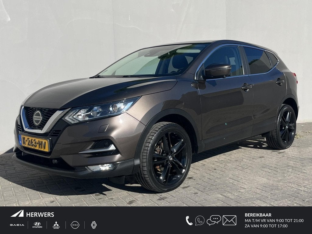 Nissan Qashqai 1.2 N-Connecta / Trekhaak (1.200KG) / Cruise, Auto's, Nissan, Bedrijf, Te koop, Qashqai, 360° camera, ABS, Airbags