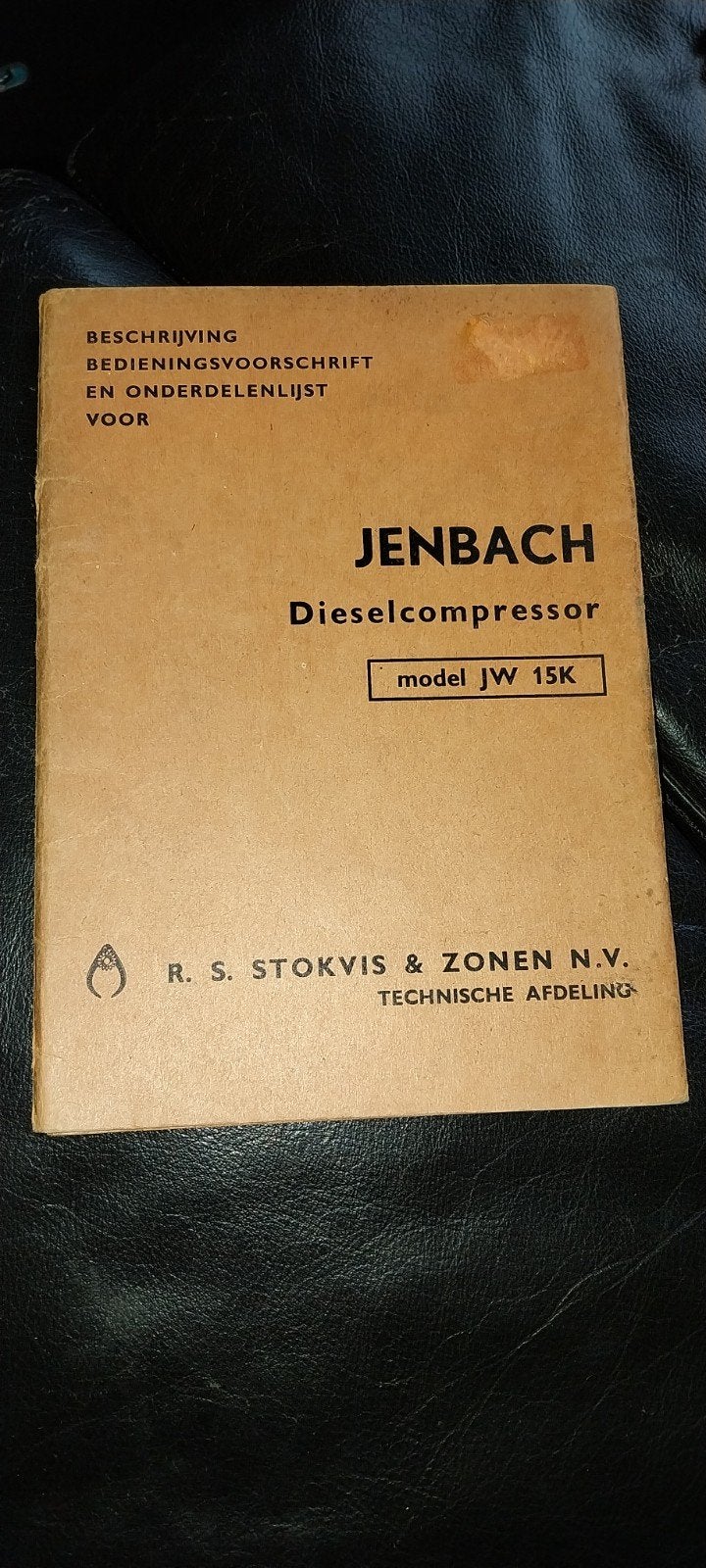 Janbach diesel Compressor handleiding stationaire motor, Verzamelen, Ophalen of Verzenden, Zo goed als nieuw