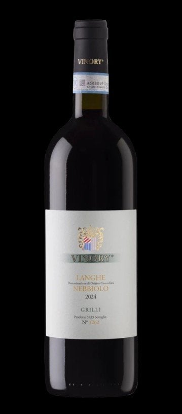 Vinory - Serragrilli Langhe Nebbiolo 2024 wijn, Nieuw, Rode wijn, Vol, Italië