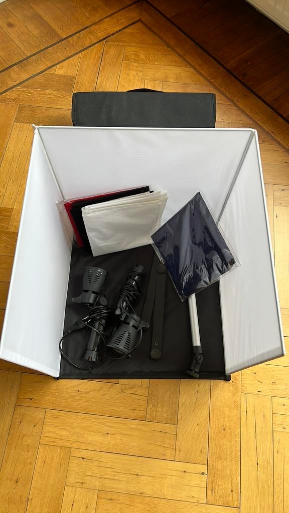 Foto studio, Ophalen of Verzenden, Gebruikt, Complete fotostudio