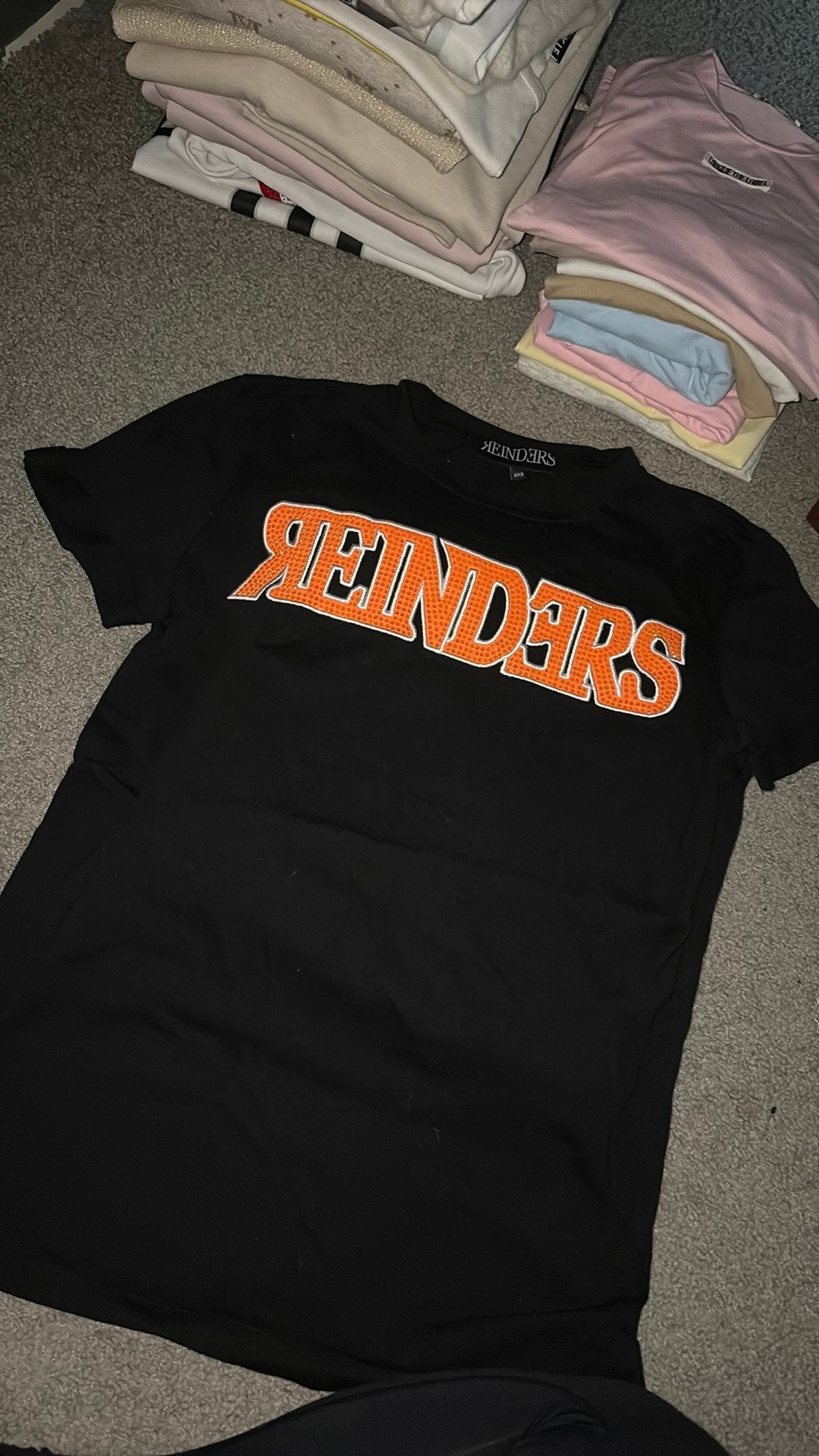 Reinders shirt maat xxs, Zwart, Ophalen of Verzenden, Zo goed als nieuw, Korte mouw