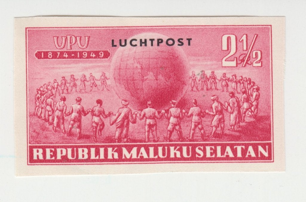 A008 republik maluku selatan luchtpost 1949 cinderella, Ophalen of Verzenden, Postfris, Zuidoost-Azië