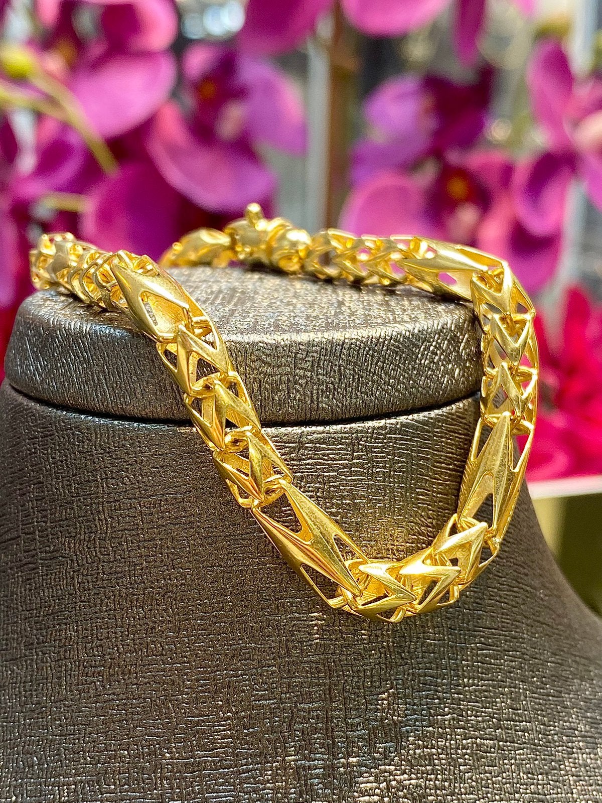 14k Gouden Massieve Vossenstaart Armband, Ophalen of Verzenden, Nieuw, Goud, Goud