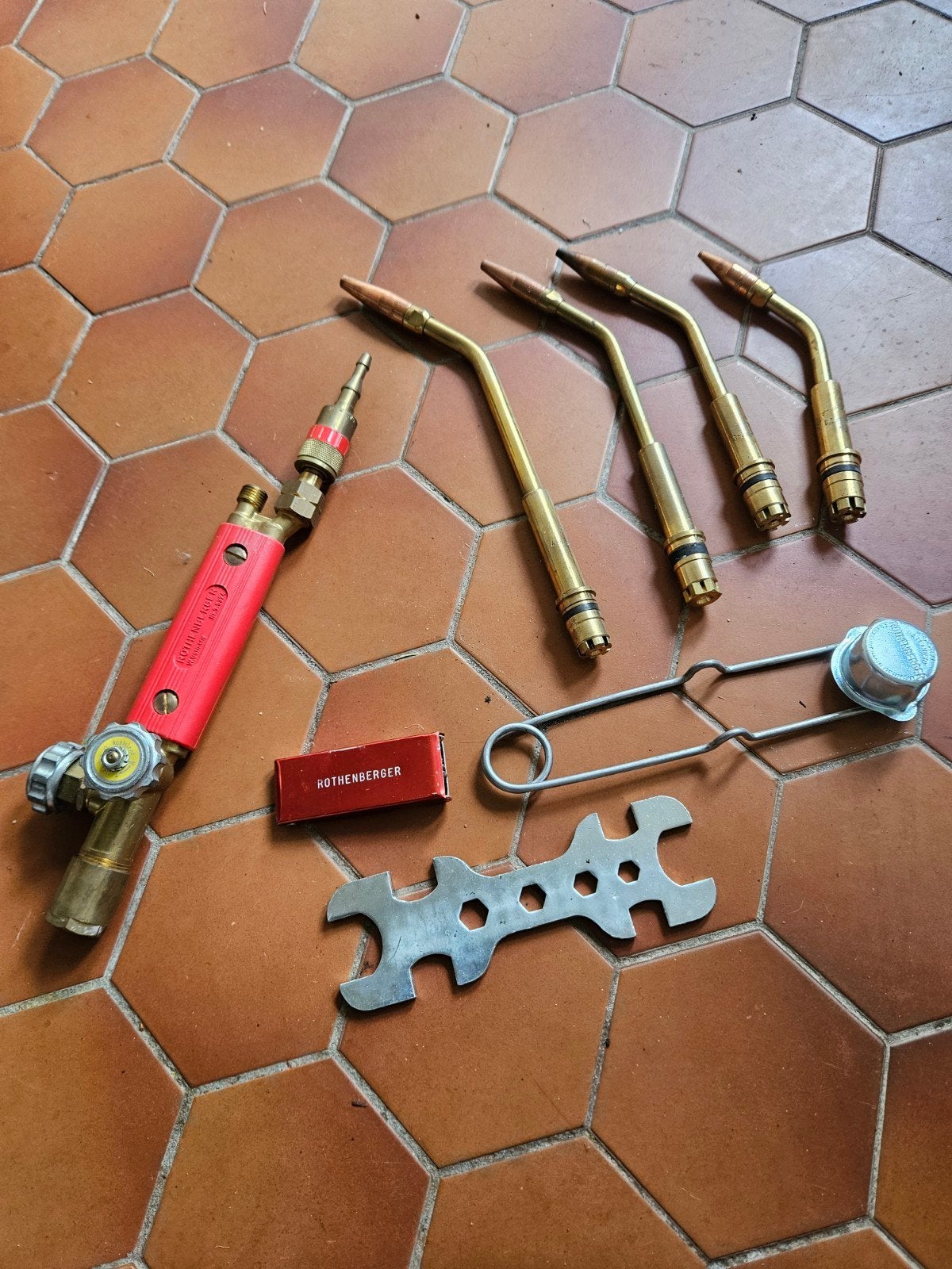 rothenberger lasgreep met accessoires R, Ophalen of Verzenden