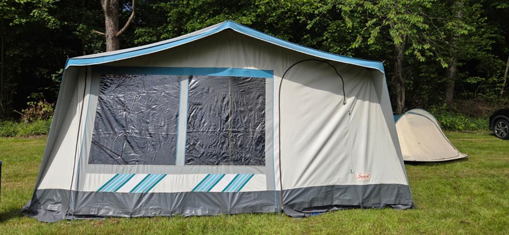 Vouwwagen Scout Pivo Special - t/m do uitgeklapt in Zeewolde, Caravans en Kamperen, Ophalen