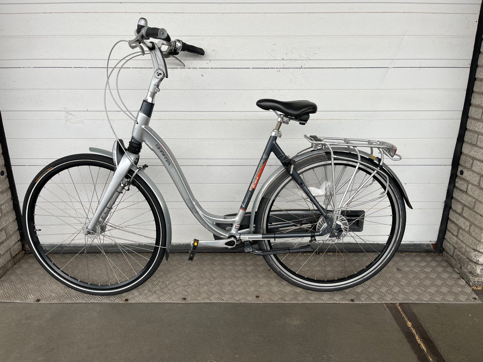Zeer netjes Damesfiets Sparta  frame 53, 53 tot 56 cm, Ophalen, Zo goed als nieuw, Sparta
