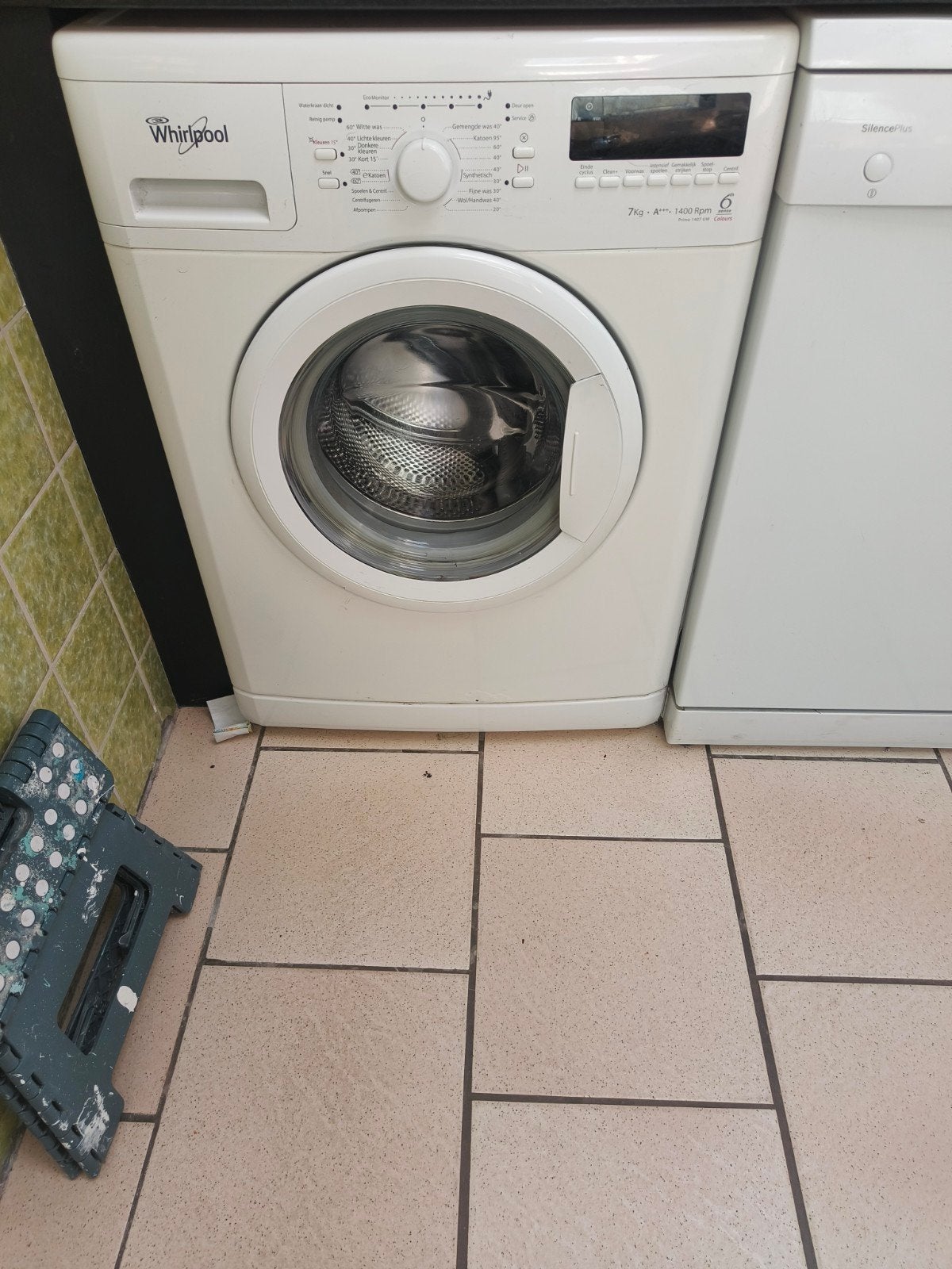 Whirlpool wasmachine, Ophalen, Gebruikt, Minder dan 85 cm, Wolwasprogramma