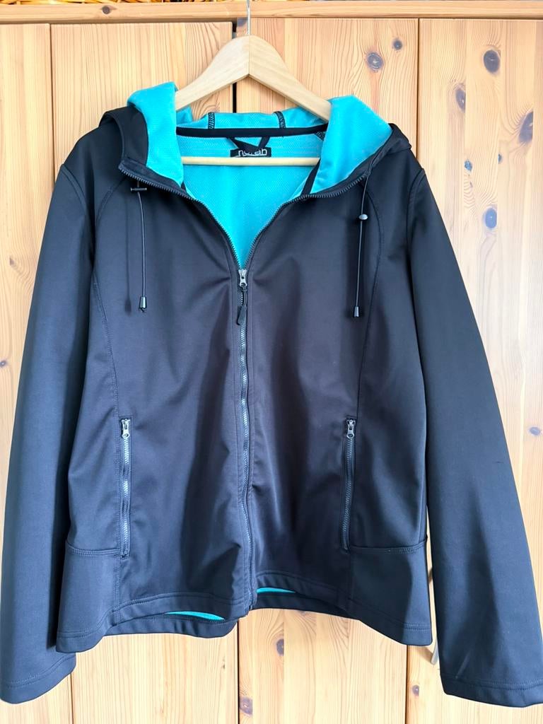 Softshell jack, Ophalen, Zo goed als nieuw, Maat 42/44 (L), Zwart