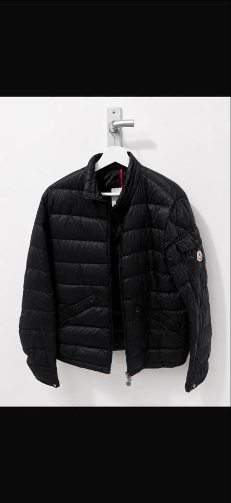 Moncler gewatteerde jas zwart – maat 3 (valt als M), Ophalen of Verzenden