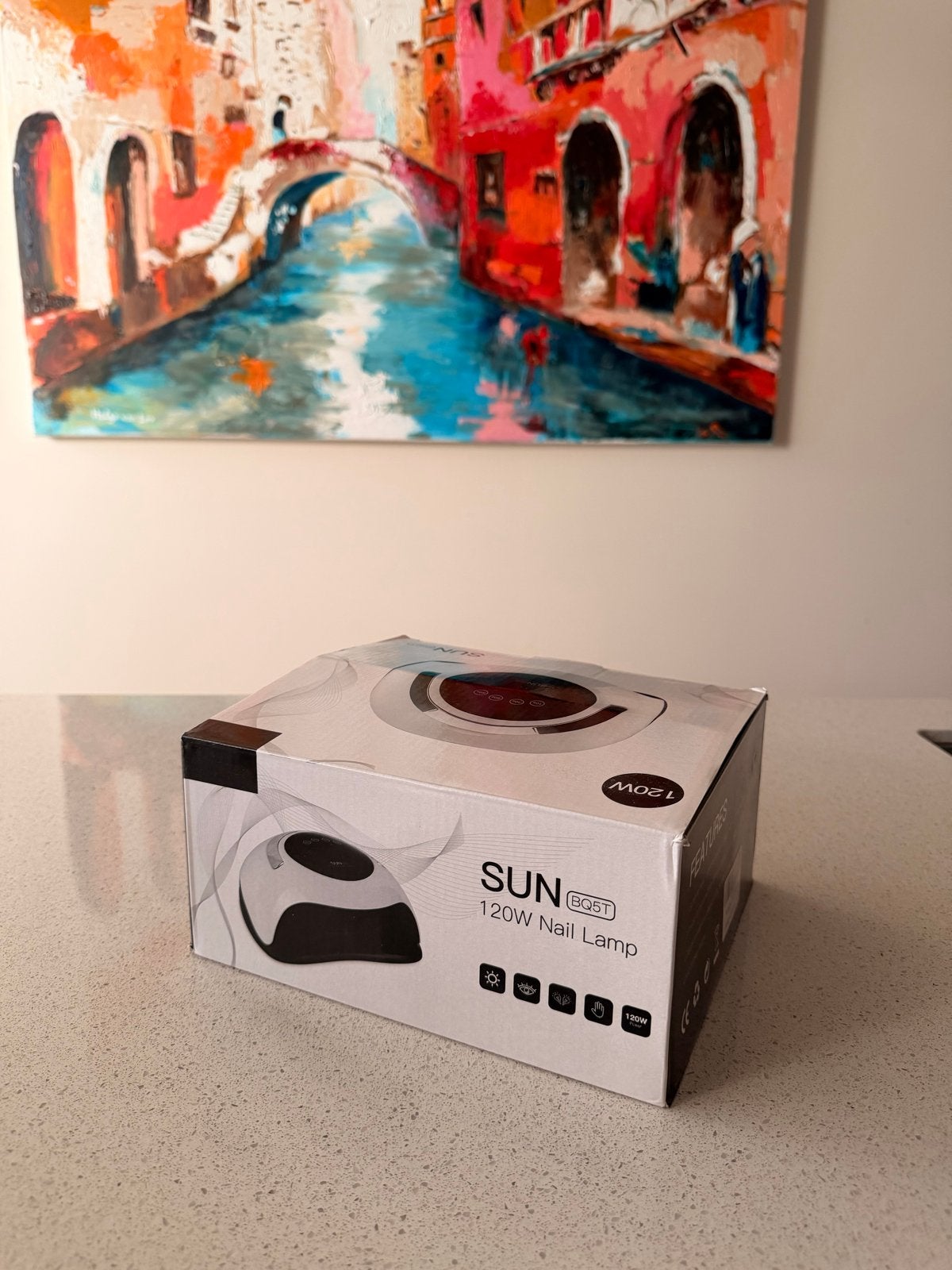 SUN BQ5T 120W Nagellamp – Zo goed als nieuw, Witgoed en Apparatuur, Ophalen