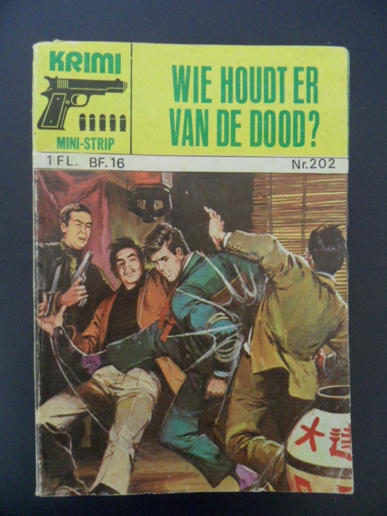 Kleine Krimi mini strip boekjes., Meerdere stripboeken, Ophalen of Verzenden, Gelezen
