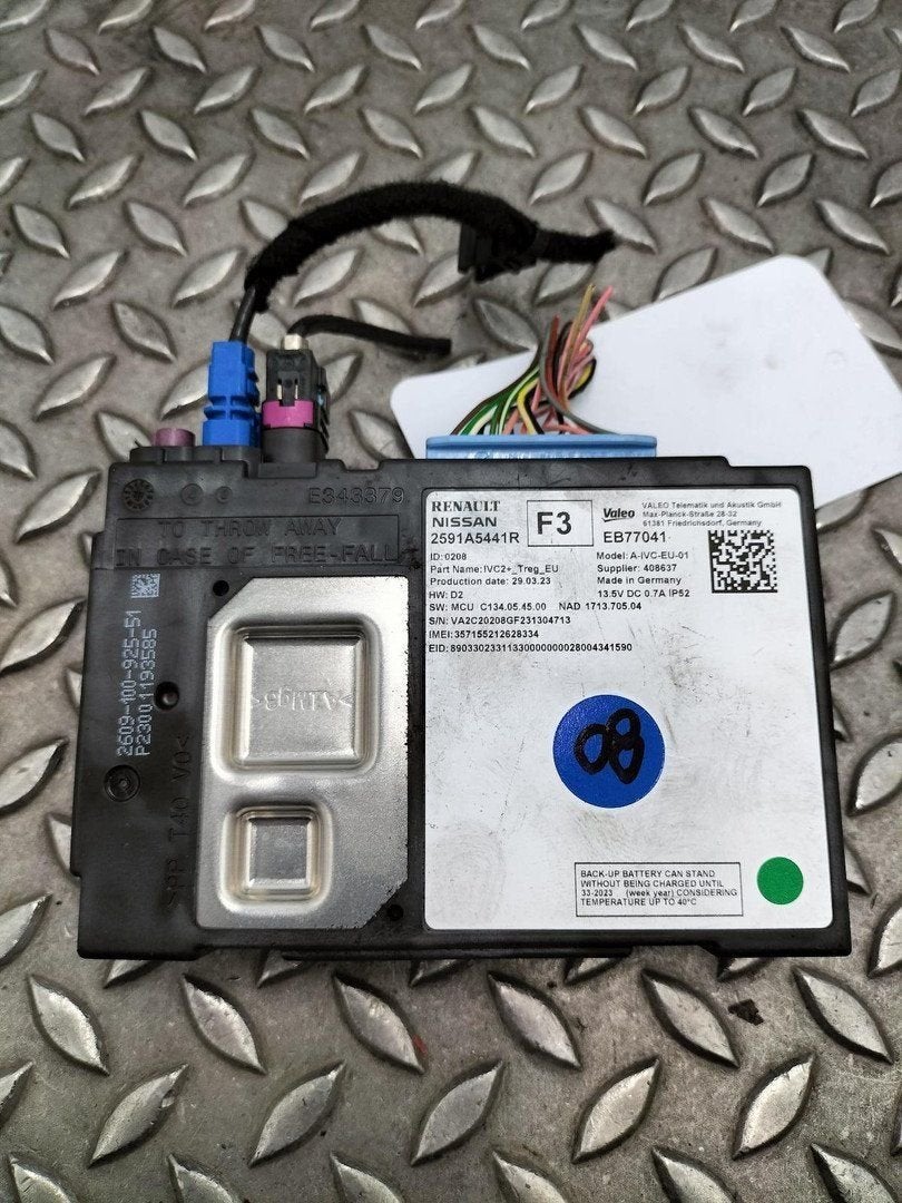 RENAULT CAPTUR CAPTUR II EUROPA COMPUTER ECU 2591A5441R 2024, Ophalen of Verzenden, Gebruikt, ARN erkend