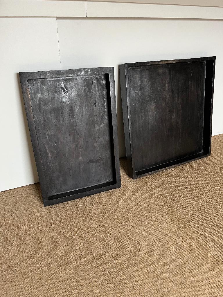 Meridiani houten dienbladen Dean, Ophalen, Gebruikt, Rechthoekig, Hout