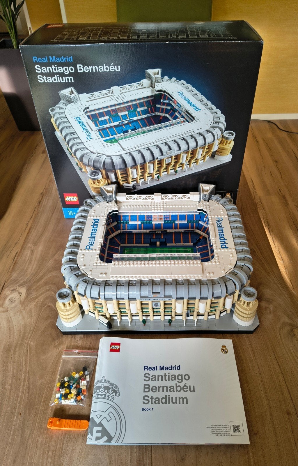 LEGO Real Madrid 10299 groot compleet voetbal stadion, Ophalen, Gebruikt, Lego, Architecture