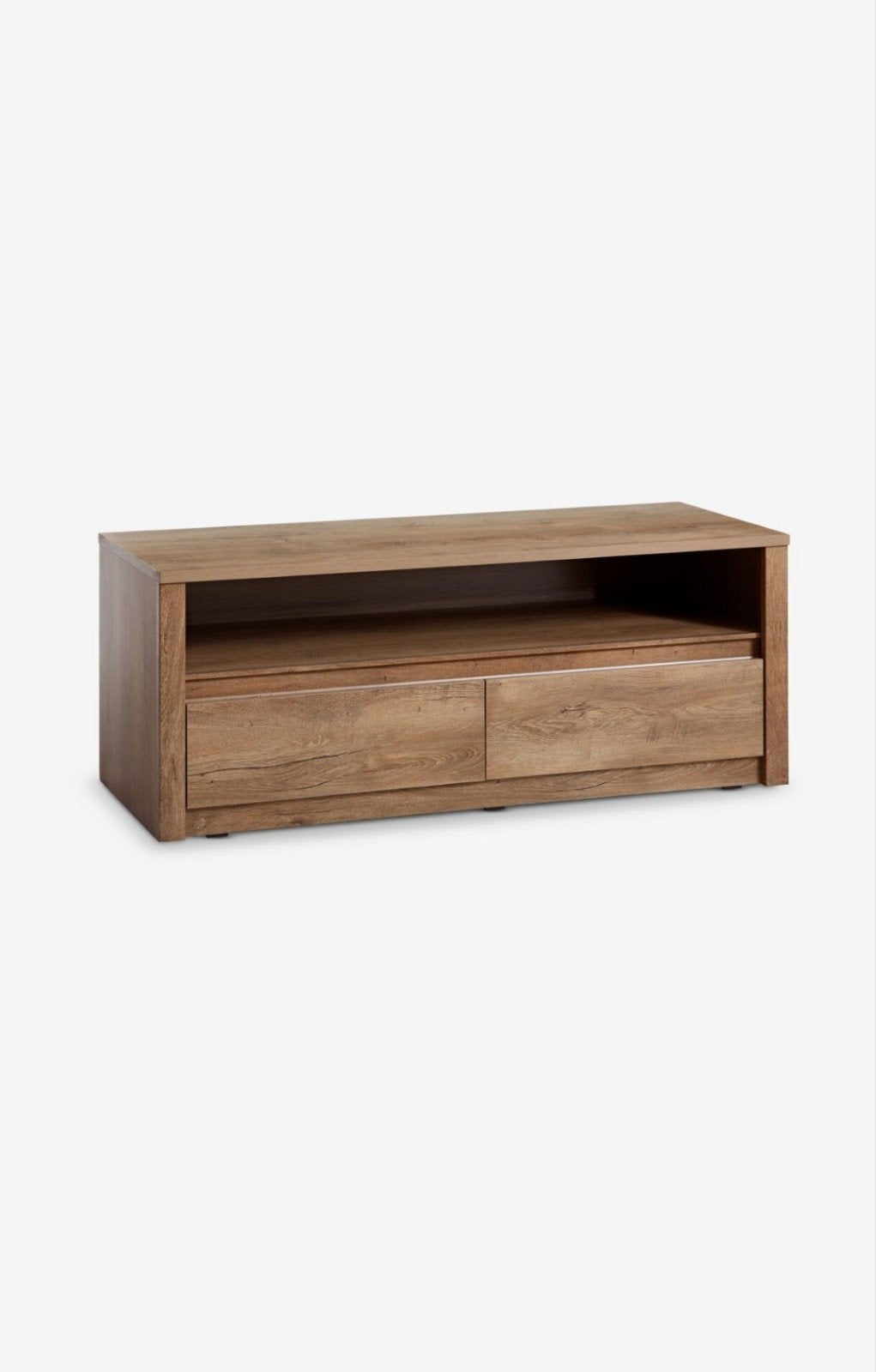 TV-meubel VEDDE met 2 lades - Salontafel VEDDE 60x110 1 scha, Gebruikt, 100 tot 150 cm, Modern, Industrieel, Ophalen of Verzenden