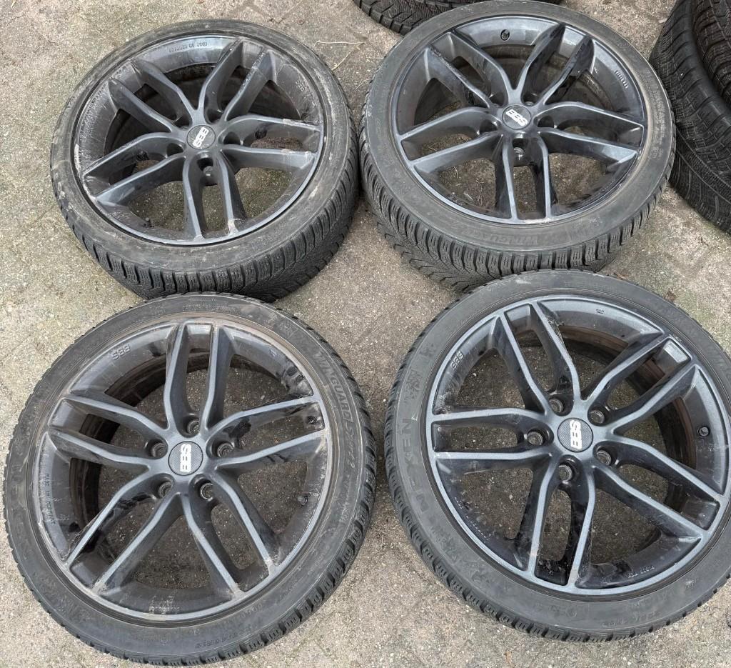 BBS SX wielen 5x120 winterbanden, Auto-onderdelen, Banden en Velgen, Ophalen, 18 inch, Gebruikt, Banden en Velgen