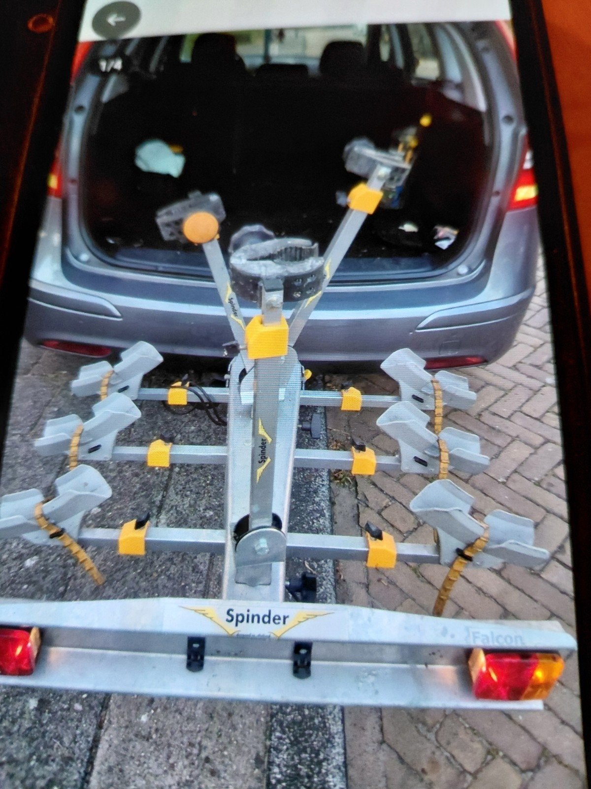 fietsendrager voor 3 fietsen compleet, Ophalen, 3 fietsen of meer, Gebruikt, Brede banden