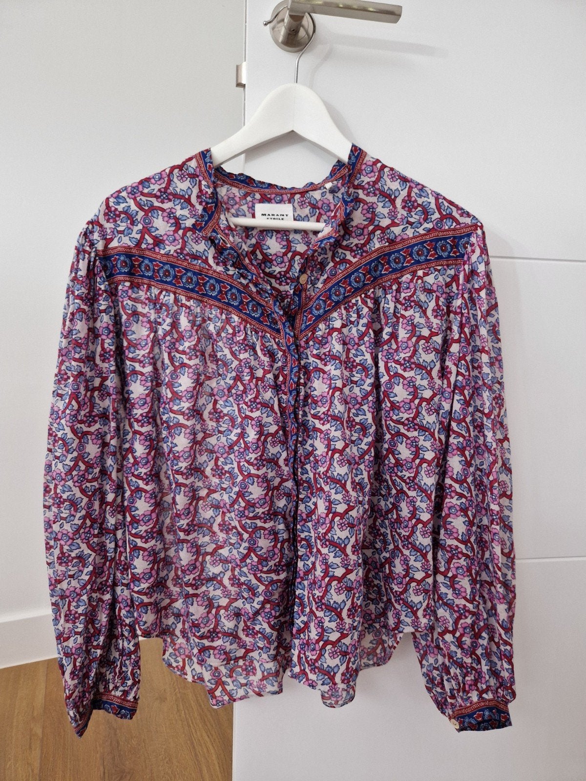 Isabel Marant Etoile Salika Top - Maat 36 (S), Meerkleurig, Ophalen of Verzenden, Zo goed als nieuw, Lange mouw