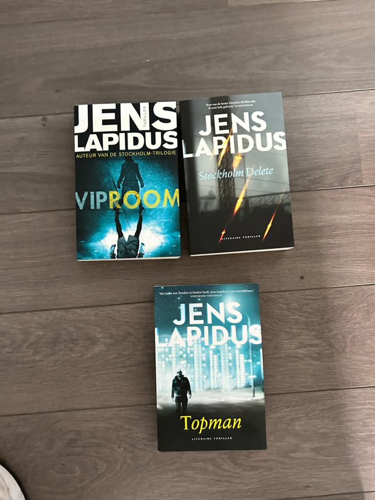Jens Lapidus boeken: Viproom, Stockholm Delete, Topman, Ophalen of Verzenden, Gelezen, Scandinavië