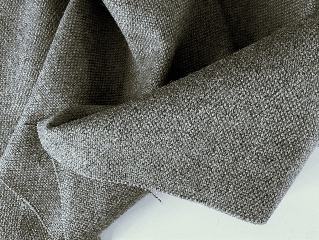 Bute Tweed CF740; grijstinten; max 8,5 meter meubelstof, Wol, 120 cm of meer, Ophalen of Verzenden, Grijs