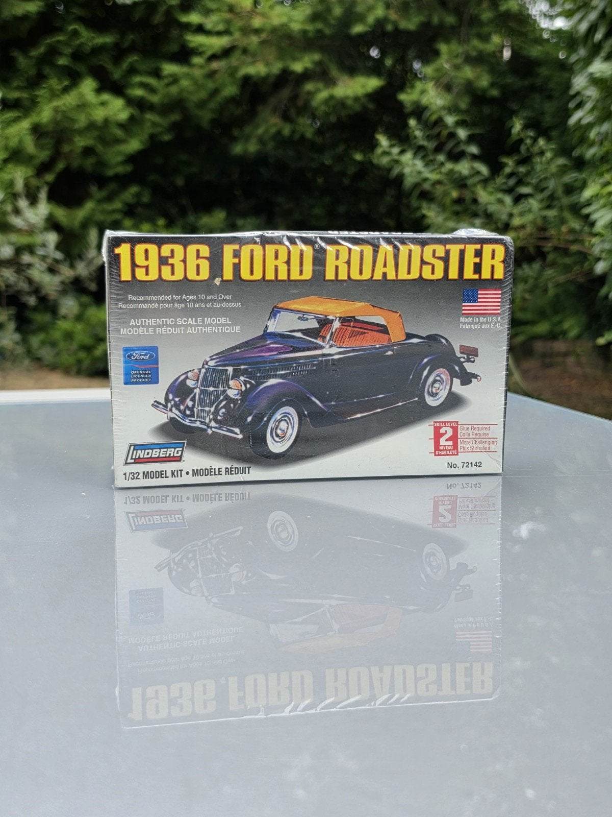 Lindberg 1:32 Ford Roadster 1936 bouwdoos modelauto 72142, Overige merken, Auto, Groter dan 1:32, Nieuw