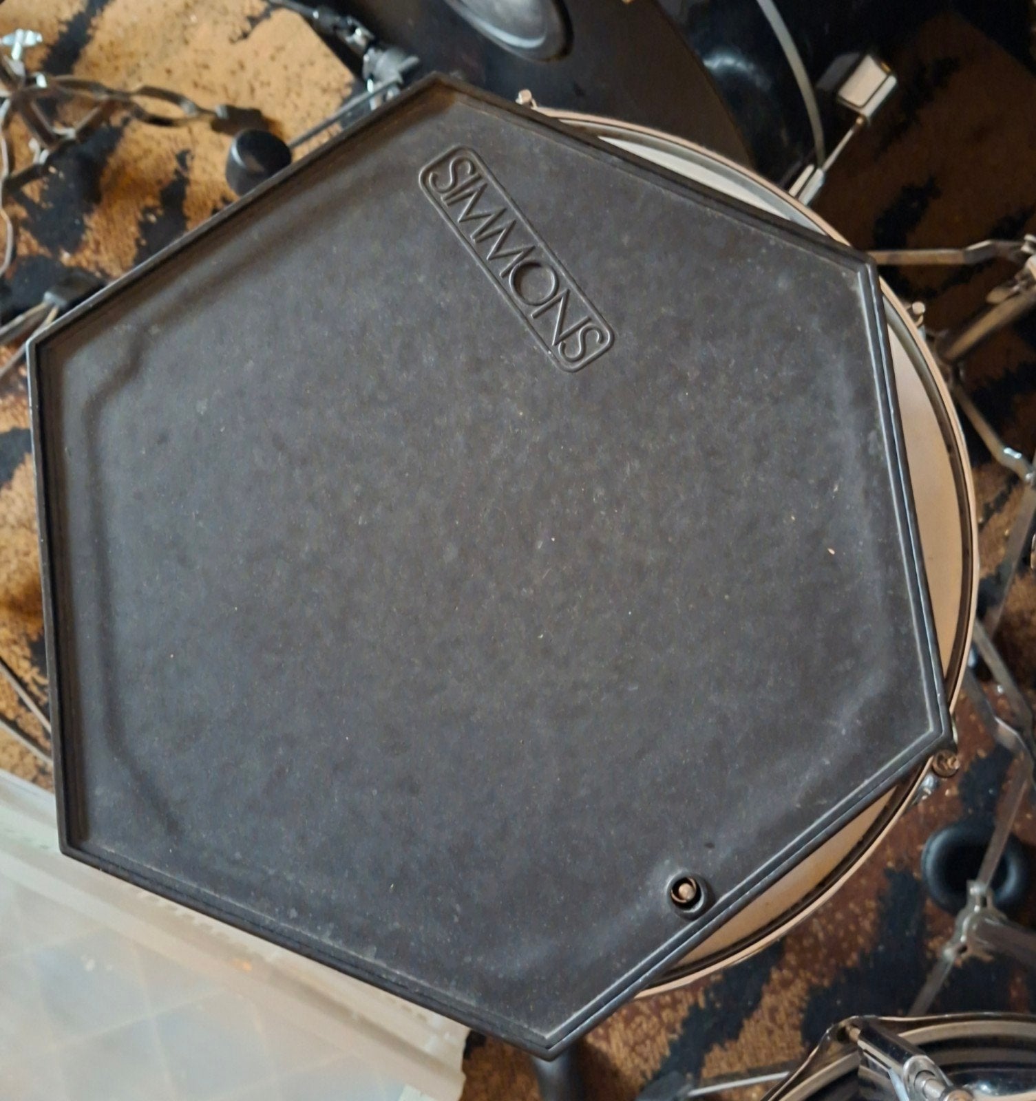 Simmons elektronische drum pad, Muziek en Instrumenten, Drumstellen en Slagwerk, Ophalen of Verzenden, Gebruikt, Overige merken