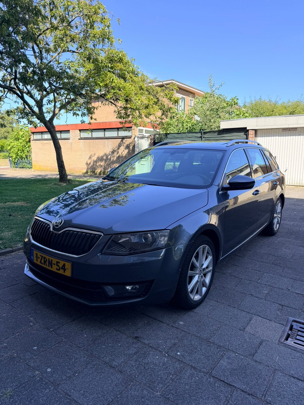 Skoda Octavia 2.0 TDI Combi 110KW 2015 Grijs, Auto's, Skoda, Voorwielaandrijving, Stof, Euro 6, 4 cilinders