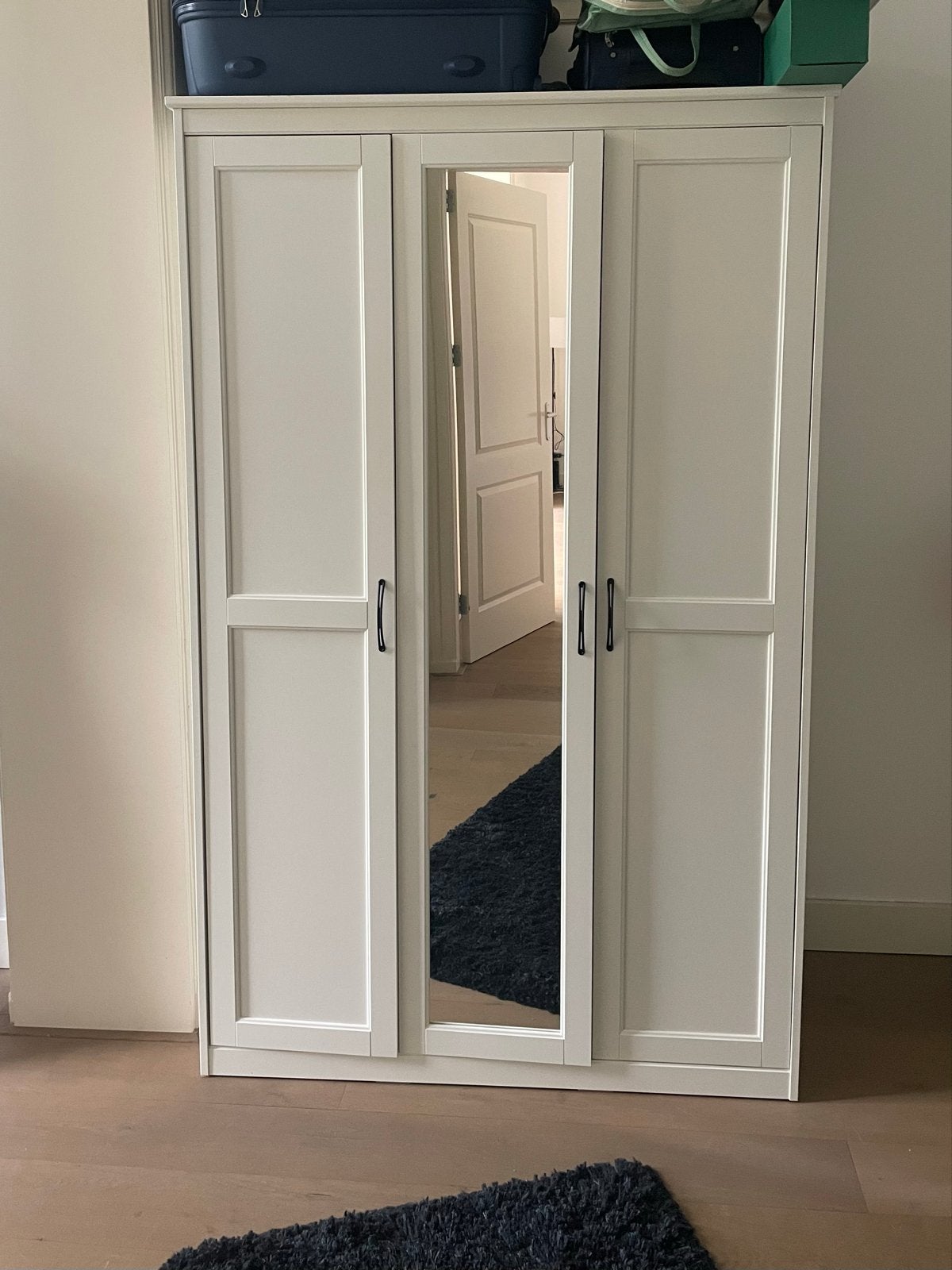 IKEA SONGESAND kledingkast, 120x60x191, wit, Ophalen, Gebruikt, 100 tot 150 cm, 150 tot 200 cm
